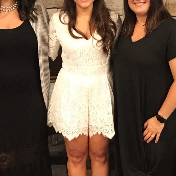 Other - Ivory Lace Romper